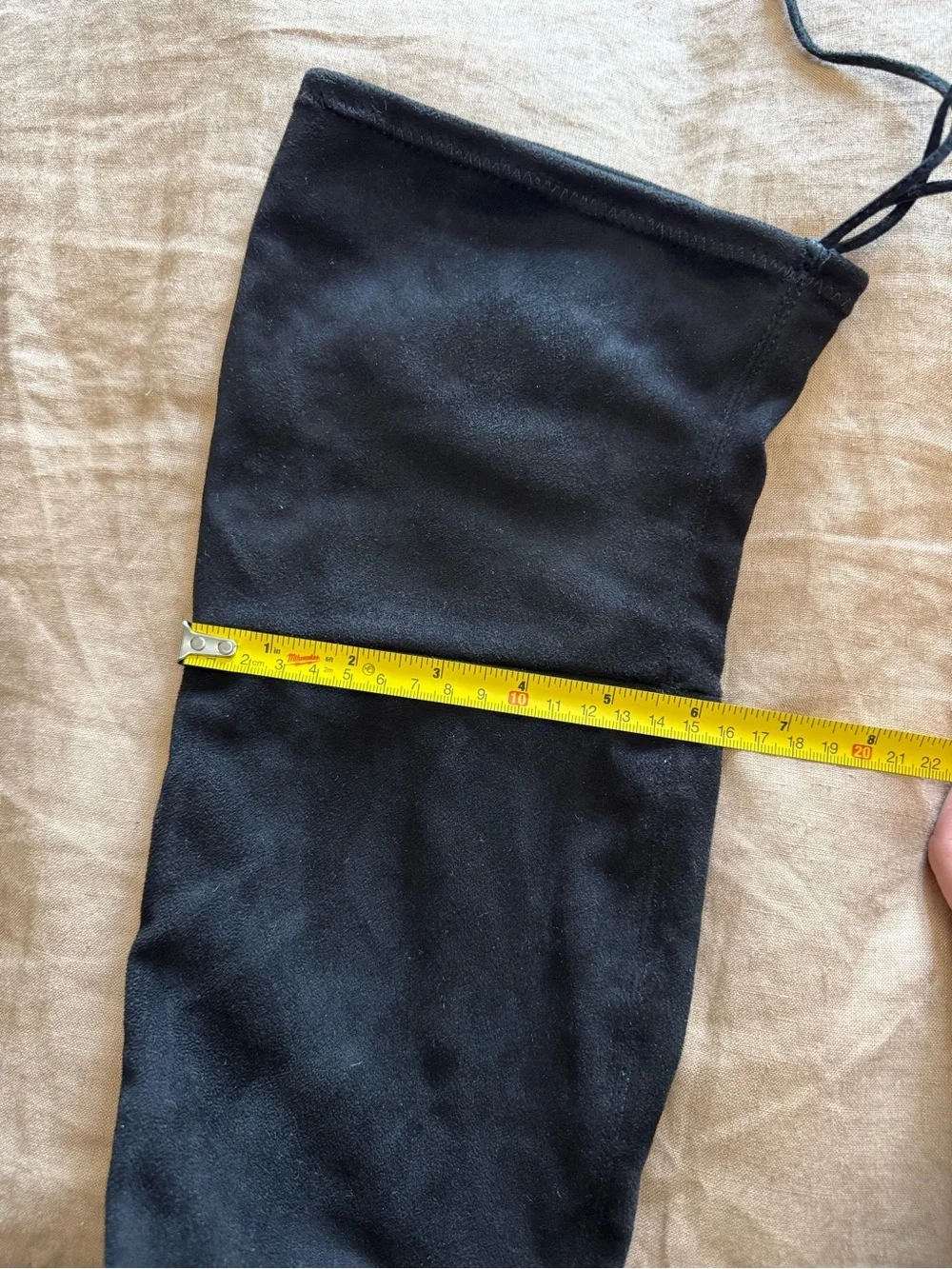 Gianni Bini Black Over-the-Knee Suede Boots